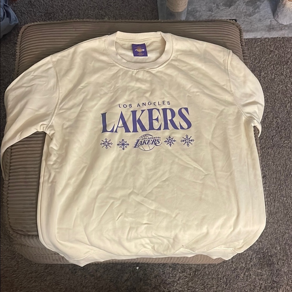 Los Angeles Lakers Cream Sweatshirt